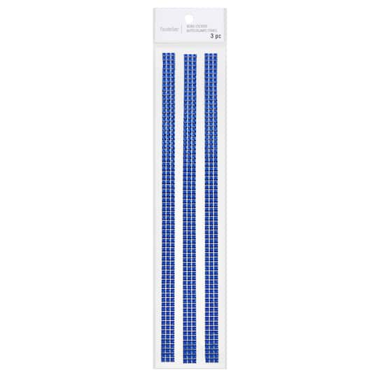 12 Packs: 3 ct. (36 total) Indigo Border Bling Stickers by Recollections™
